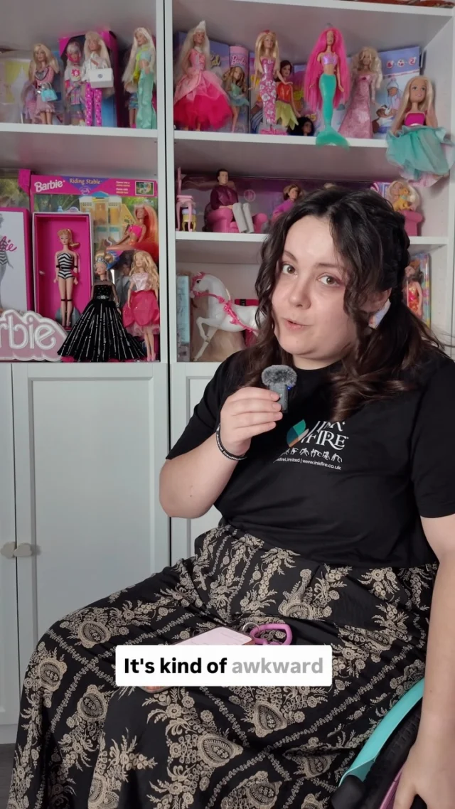 I might’ve leant a little too hard into my love of BBC Watchdog with this one - but @monzo you really do need to fix this issue.VD: A white woman, with braided brown hair wearing a black top. She is sitting in her pink and blue wheelchair, talking into a microphone. At one point the video cuts to the beginning of the early-2000s BBC Watchdog